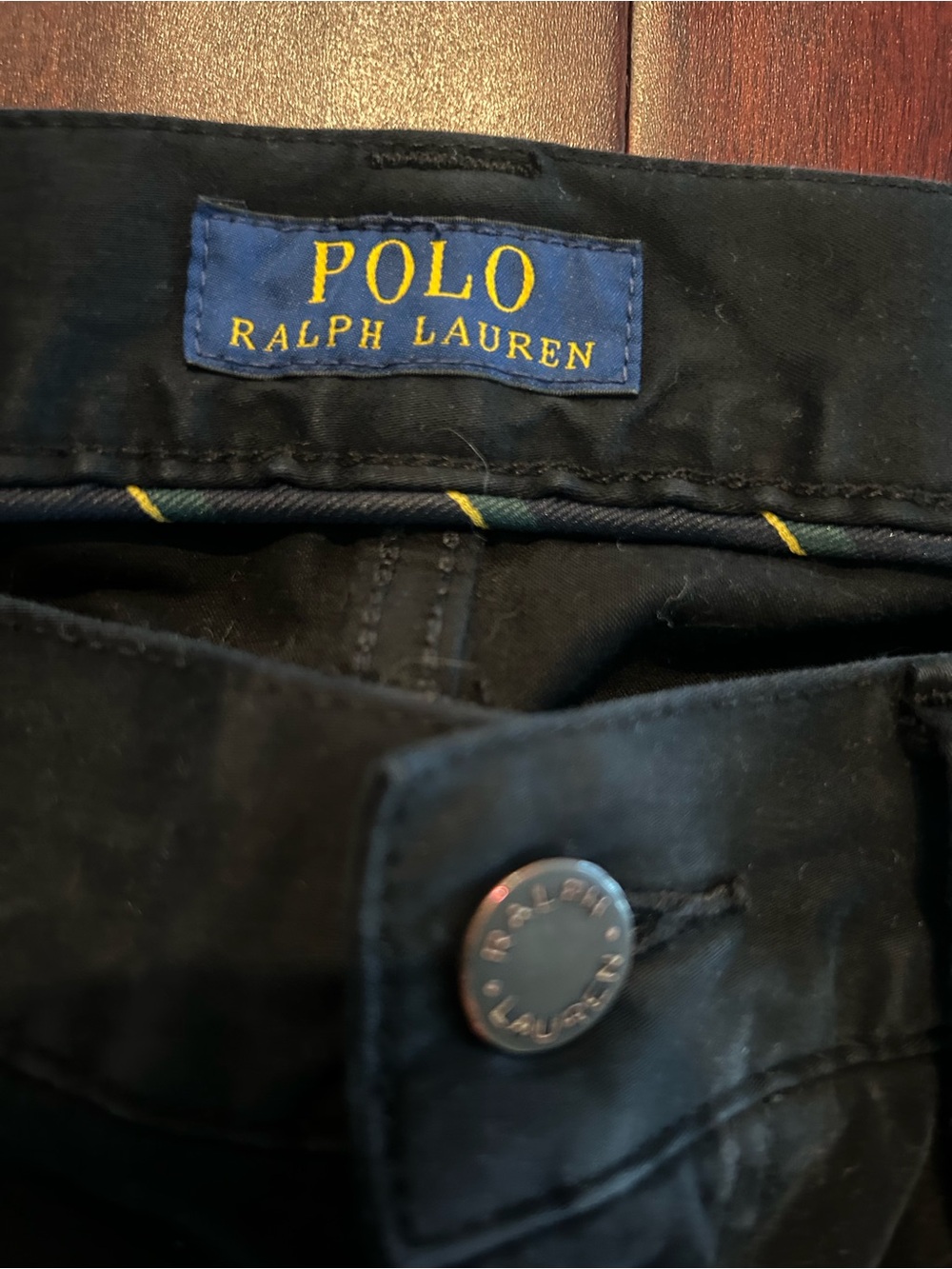 Polo by Ralph Lauren Black Stretch Slim Straight Jeans